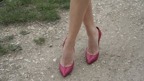 Maria's Pink Casadei High Heels Walk 2 (1920x1080)