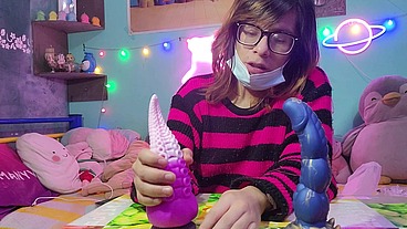 Unboxing my huge dildo