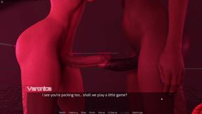 Alice Sucking Two Shemale Girls Huge Cocks And Having Threesome Sex