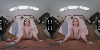 UP CLOSE VR - POV Naughty Petite Redhead Scarlet Skies Is CRAVING Your Dick!