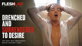 DRENCHED AND SURRENDER TO DESIRE: Soaked Pinoy Twink Jerks Big Hairy Dick On Shower Solo
