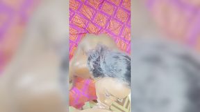 Deep-throated BBC raw, uncut amateur cock&#x1F346;-sucking by my eager girlfriend