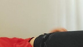 Exploring self-pleasure: juvia jolie tastes her own cum and masturbates