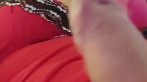 Exploring self-pleasure: juvia jolie tastes her own cum and masturbates