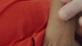 Exploring self-pleasure: juvia jolie tastes her own cum and masturbates