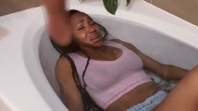 Drenched & Obedient: My Underwater Surprise for Him Underwater Ebony big butt boobs submissive