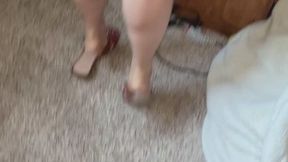 Repair man with foot fetish caught masturbating