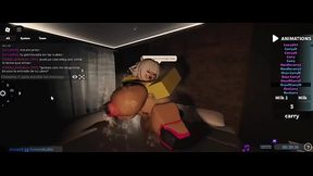 ROBLOX FOLLANDO A ZORRA QUE DESEABA MI VERGA NEGRA