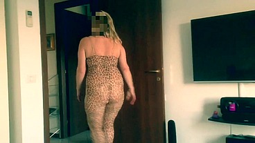 Sexy leopard dress
