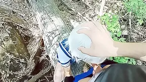 Sissy Femboy Sucks A Big Cock In Public