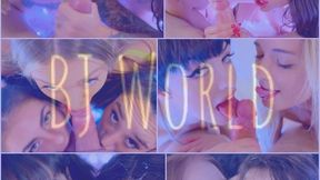 BJ World Double Blowjob Facial Compilation