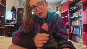 Swishy Queen in Action - Facesitting, Riding & Handjob with Swishy Pants