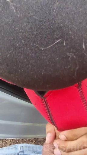 Extreme Shock, a Fucked on the Hood of a Car Near Truckers Watching Our Fuck Without a Condom.