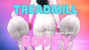 Treadmill Booty Bounce POV: Tight Pants Ass Worship from Behind