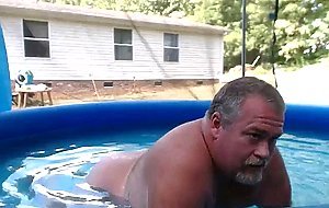 Naked Pool Dad