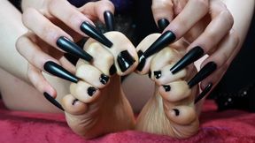 The Black and Mesmerizing Nail Polish by Rebecca Diamante