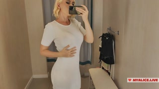 Completely See Through Clothes, Try On Haul Transparent Clothes, at the fitting room