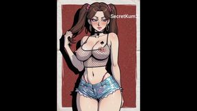 Shemale Tee Badie shows off her big ass Skills
