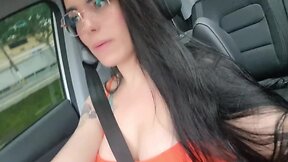 Daytime drive-thru delivers pleasure: satisfying a naughty girls cravings