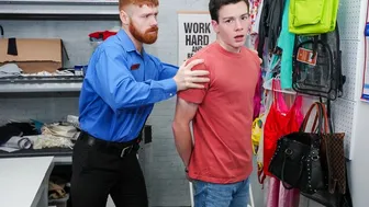 Twink Texas rides Big Red's boner in uniform with Dominic Pacifico