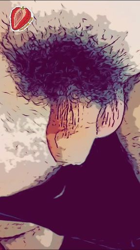 Miss Monsley and her hairy cock