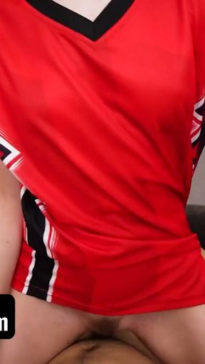 SisLovesMe - Petite Blonde Stepsis Claire Roos Rubs Her Pink Juicy Twat On Her Stepbro's Cock   Clip 1