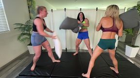 pillow fight turns ggg pillow humping cums