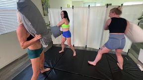 pillow fight turns ggg pillow humping cums