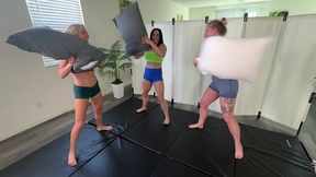 pillow fight turns ggg pillow humping cums