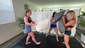 pillow fight turns ggg pillow humping cums
