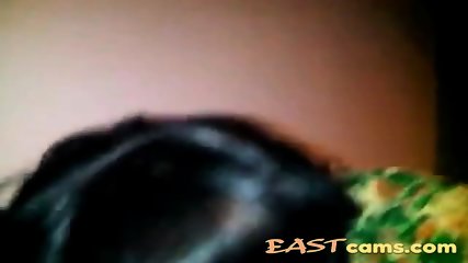 Naughty Vietnamese slut sucks a dark cock