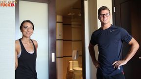 Nervous Hipster Clark Bates Fucks Tight Hottie Hartley
