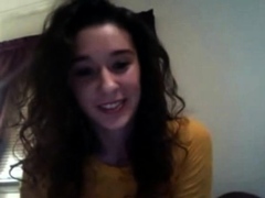 Shy Girl with Big Tits Masturbates on Webcam