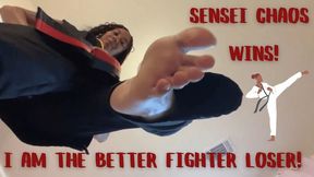 I'm The Better Fighter - Sensei Amoura WINS!