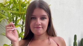 Member video sent by @Rianna @Smoking Girl and #Natural Big Tits #Sexy #18+ Teen #Brunette hd free porno | Tik.Porn