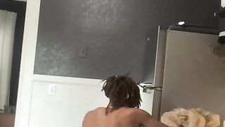 QUAI KHALIF fucks stepmom inside kitchen while family’s away