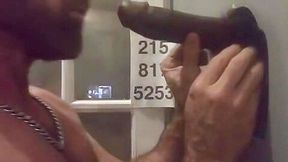 Thick BBC Busts Huge Load at Philly Gloryhole