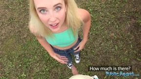 ”Lost American Hottie Finds Huge Dick in Europe!”