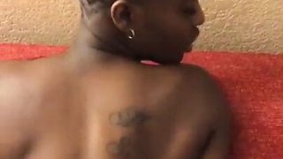Man fucks huge ass ebony whore in the butt