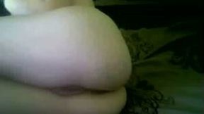 Incredible white ass of a blonde amateur young chick
