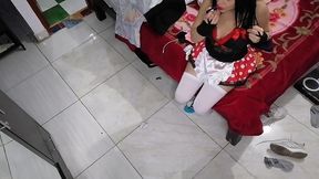su primer casting jovencita hermosa