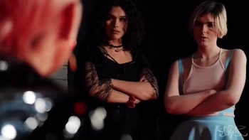 TRANS ANGELS - Gorgeous Ella Hollywood And Stunning Alisia Rae Dive Into A Spellbound Trio Adventure