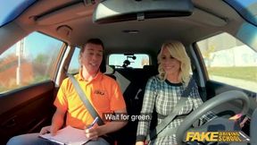 Fake Driving School Blonde MILF Tiffany Russo Fucks for Licence