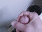big load of cum quick nut in restromm