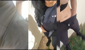 She went wild in public and came hard after training