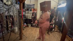 Part 1: Domina Satana and Mistress Carrie Takes Slave for a Sensory Deprivation Session