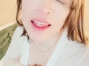 精子を欲しがる女装娘💛 私は変態です💛 人妻系女装娘のんちゃん