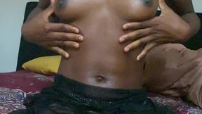 Browngurl234 Ebony Teen Sexy Body  Dance Big Dick worshiping  Pink lips Blowjob  POv