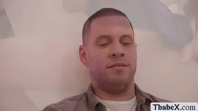 My favorite customer fuck me in the ass in my salon