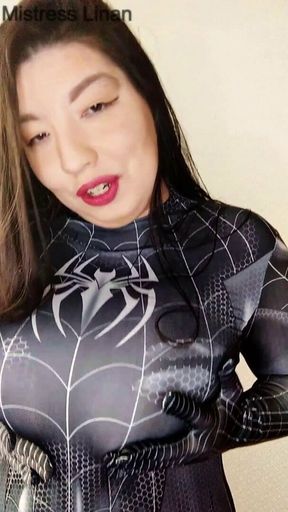 Spider-lady show you how to jerk off (JOI)